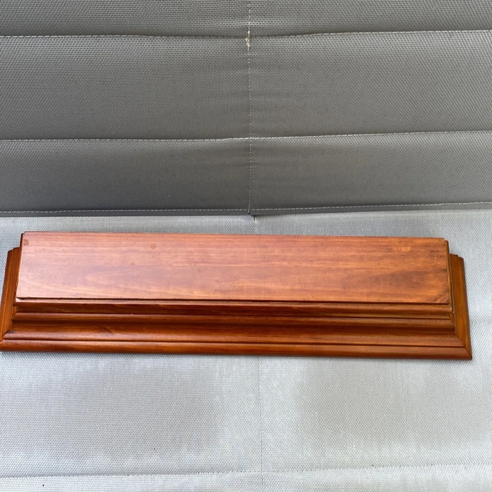 Ballard Designs wooden shelf EUC